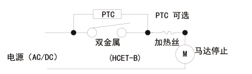 電流溫度雙保護電機保護器0085420