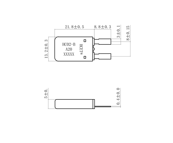 HC02-B童車電機(jī)保護(hù)器尺寸圖