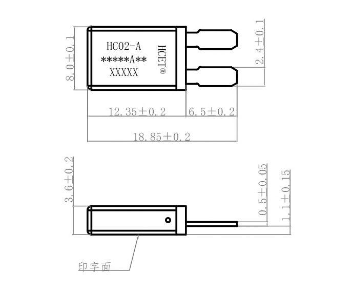 HC02-A天窗電機(jī)過(guò)載保護(hù)器-尺寸圖