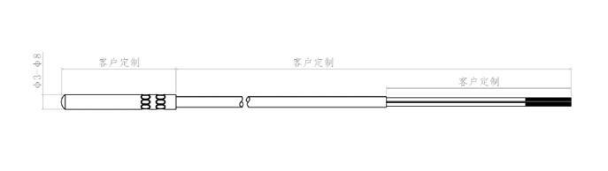 PT100 PT1000傳感器尺寸圖